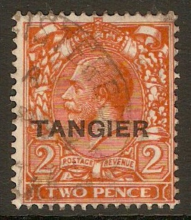 Tangier 1927 2d Orange. SG234.
